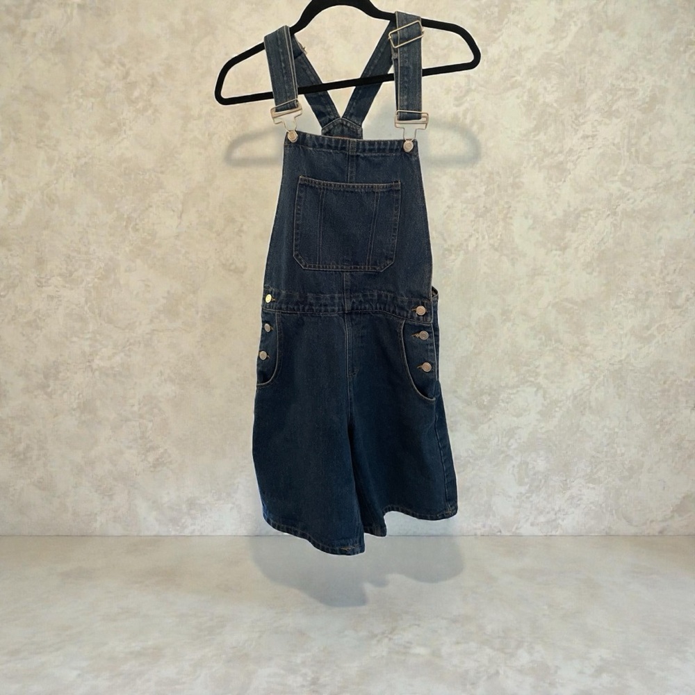 Denim Shorts Overalls